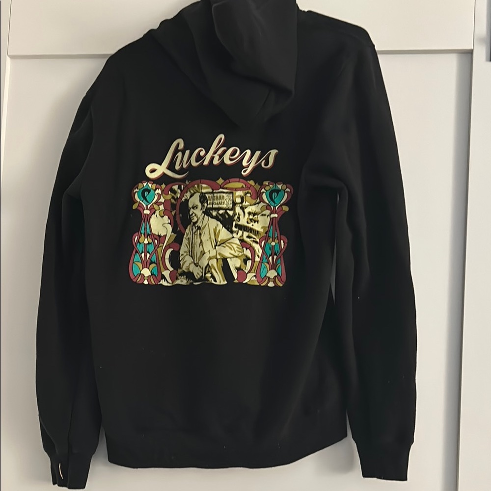 Retro Luckeys Black Hoodie